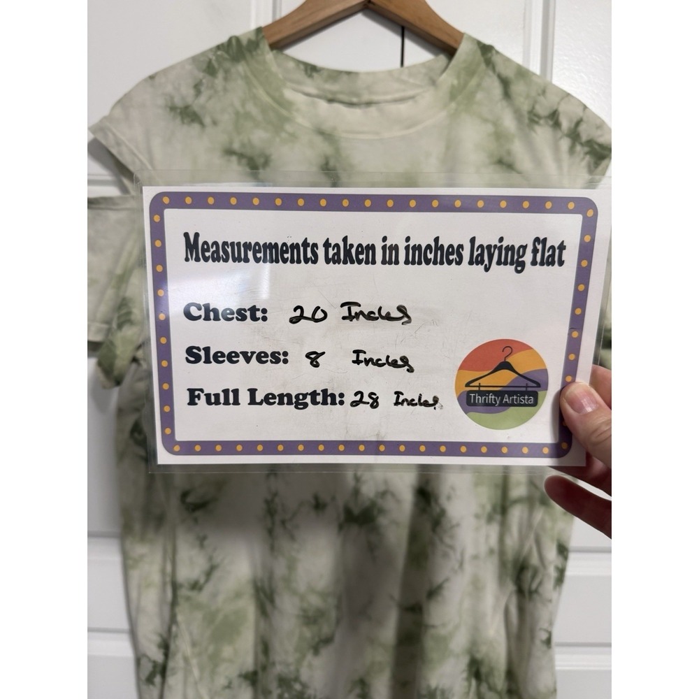 Lululemon Green Tie Dye Cut Out Shoulder Short Sleeve Tee Shirt Womens Size 8 - Picture 3 of 9